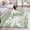 Green, variant on Summer Palm Trees Round Area Rug 3 FT,Small Kitchen Bathroom Mat,Tropical Turquoise Shabby Abstract Art Beach Washable Indoor Outdoor Throw Runner Carpet Doormat for Table Shower Sofa Entryway