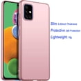 thumbnail image 4 of Case for Samsung Galaxy A51 5G Phone Case Protective Slim [Defend from Scratch/Slip/Drop/Fingerprint] Matte PC Hard Minimalistic Phone Cover for Samsung Galaxy A51 5G-Pink, 4 of 12