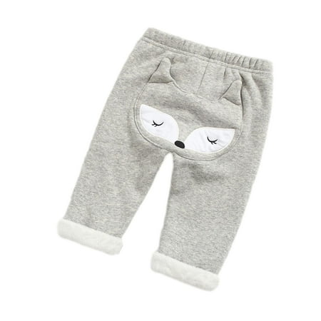 

Honeeladyy Winter Newborn Children Kids Baby Boys Girls Cartoon Animal Keep Warm Leggings Trousers Pants Gray Discount