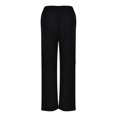thumbnail image 3 of SIYUDAN Women'S Pants Casual Pants Women Black Adult Pants Comfy Pants Wide Leg Elastic Waist Pants For Women With Pockets Womens Fall Pants, 3 of 6