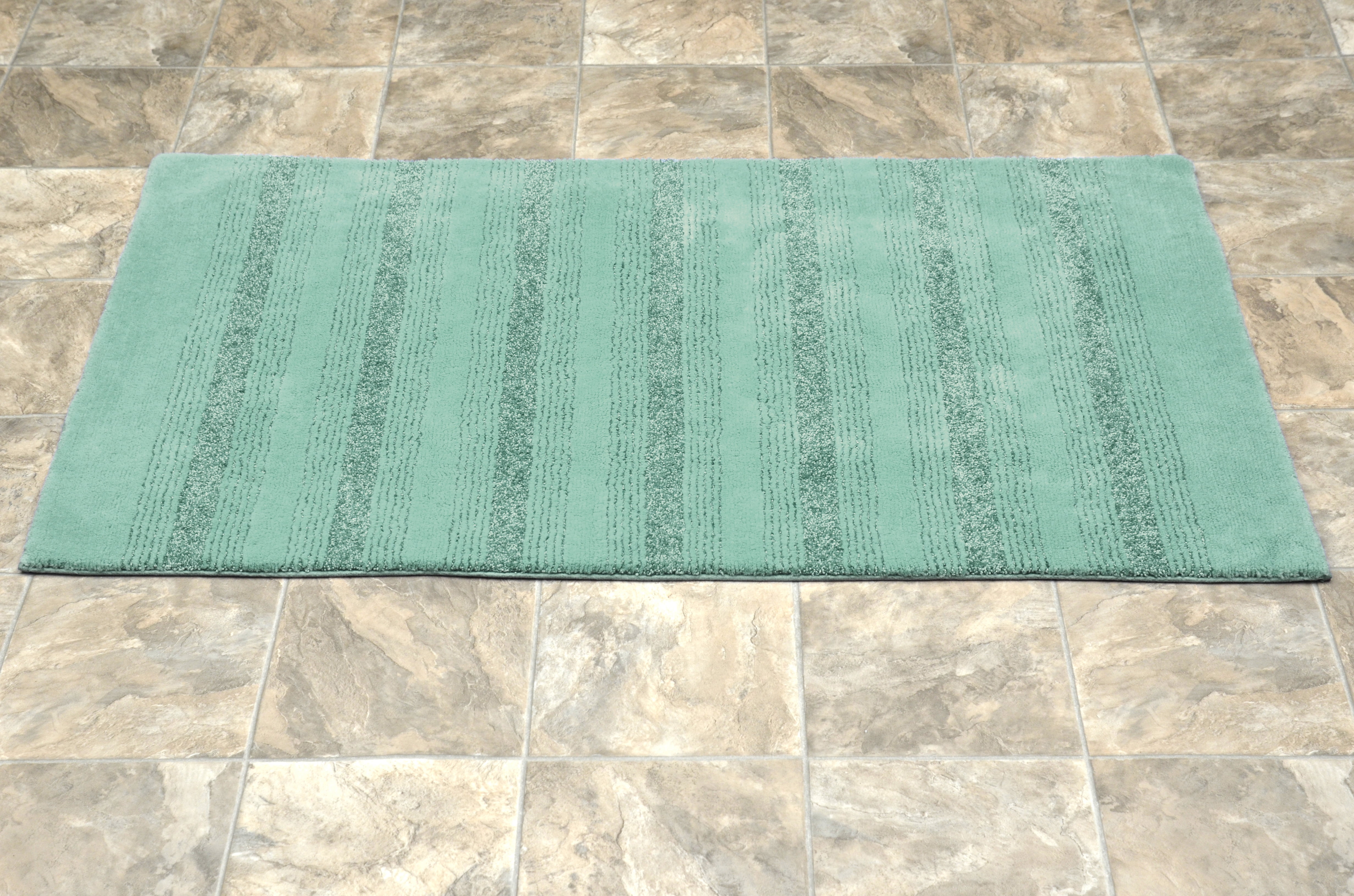 Garland Rug Essence Washable Nylon Sea Foam Bath Rug, 30" x 50"