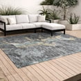 thumbnail image 3 of Addison Rugs Chantille Indoor/Outdoor Transitional Animal Gray Machine Washable Rectangle Rug, 10' x 14', 3 of 10
