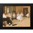 thumbnail image 2 of Degas, Edgar 24x19 Black Modern Framed Museum Art Print Titled - The Dancing Class, 2 of 5