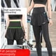 thumbnail image 4 of Pantalones deportivos de dos piezas de cintura alta para chica gordita, pantalones de fitness para mujer, pantalones de yoga de secado rápido, pantalones cortos para correr, tallas grandes, otoño e, 4 of 5
