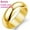 6mm Golden Arc, variant on Womens Personalized Ring Stainless Steel Electroplated Ring Fashion Jewelry Gift for Her Golden Arc Ring Stainless