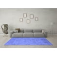 thumbnail image 3 of Ahgly Company Machine Washable Indoor Rectangle Oriental Blue Traditional Area Rugs, 2' x 4', 3 of 4