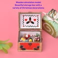 thumbnail image 5 of Decoración de casa de muecas Accesorios de casa de muecas Mini caja del tesoro Escena en miniatura dDecoración de casa de muecas, Mini caja del tesoro, 7 aos para nios, regalos de bricolaje, Navidad LHCER No, 5 of 5