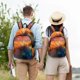 thumbnail image 4 of Fotbe Bioluminescent Underwater Flower Mochila de Lona con Estampado, Mochila Duradera, Mochila Versátil de Alta Calidad, Mochila Compacta Vintage-Small, 4 of 5