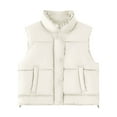 thumbnail image 2 of Black*Friday Sale Chaoheng Womens Vests Outerwear Winter Women's New Street Style Vest,Casual Padded Sleeveless Jacket, 2 of 8