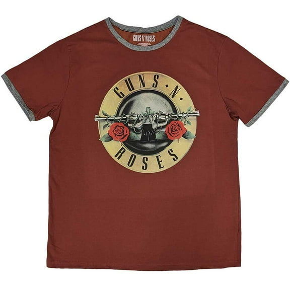 Guns N' Roses Unisex Ringer T-Shirt: Classic Logo (Small)