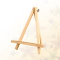 thumbnail image 4 of EeaseCA 1pc Small Tabletop Wood Display Artist A-Frame Easel Photo Frame Bracket Photo Painting Triangle Easel(18 x 24cm), 4 of 8
