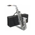 thumbnail image 3 of Vintage Sliver Alto Saxophone Eb Flat With Carrying Sax Case Mouthpiece Straps Reeds, 3 of 5