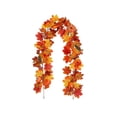 thumbnail image 2 of EWASWON Artificial Fall Maple Leaf Garland 68.9 Inch Hanging Vine for Thanksgiving Autumn Home Decor Mantel Fireplace Table Centerpiece, 2 of 6