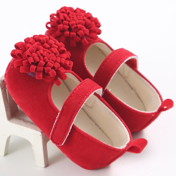 Zapatos de algodón para niñas pequeñas, zapatos de algodón Retro para primavera y otoño para niños pequeños, primeros pasos de fondo suave para niños de 0 a 18M Tan Jianjun unisex