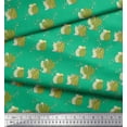 thumbnail image 3 of Soimoi Green Cotton Jersey Fabric Sea Plant & Cactus Tree Print Fabric by Yard 58 Inch Wide, 3 of 3