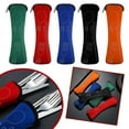 thumbnail image 4 of ZOUBAOQ Reusable And Multifunctional Cutlery Bag For Outdoor And Daily Use, 20*6.5cm, 1pc, 4 of 8
