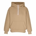 thumbnail image 4 of Mgmyaa Kids Fleece Half Zip Hoodie Long Sleeve Pullover Sweatshirt Casual Athletic Top with Pockets Boys Girls Age 5-15, 4 of 6