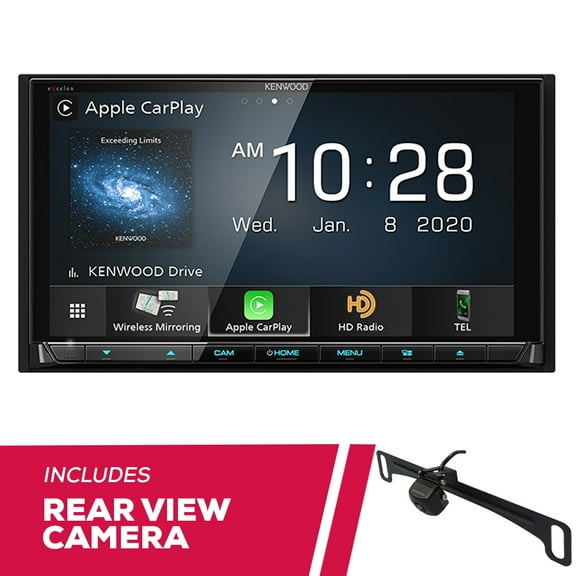 New Kenwood eXcelon DDX9707S 6.95" DVD with Universal Rear View Camera