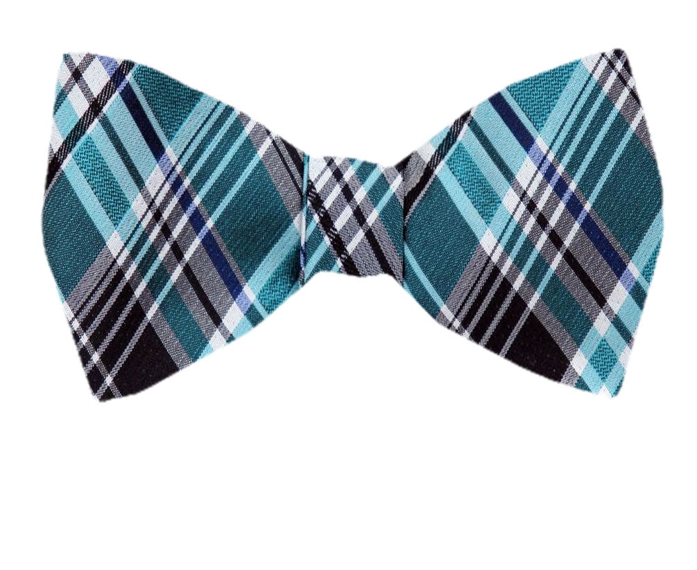 Tie yourself Bow Ties Silk Mens Plaid Self tie Bowtie