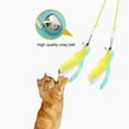 thumbnail image 6 of Biplut Cat Hanging Toy Plush Accessories Retractable Self-hey Toy Cat Teaser Interaction Plush Toy for Indoor (Type G), 6 of 13