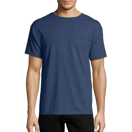 Hanes Men's Ecosmart Soft Jersey Fabric Short Sleeve (Best Fabric For T Shirts)