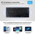 thumbnail image 3 of Matsuzay Teclado Teclado delgado compatible con Bluetooth Alimentado por Computadoras portátiles universales PC Inalámbrico Inteligente Gamers Juegos de teclado y mouse para computadora, 3 of 6