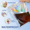 thumbnail image 6 of 200 Pack Mylar Bags, 2 Size Resealable Bags, Foil Bags, Mylar Holographic Bags with Clear Window, Resealable Bags Smell Proof Bags, Zipper Foil Bags (200 Pack, 4''x6" & 5.5''x8"), 6 of 9