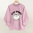 thumbnail image 2 of Giftesty Women's Halloween Print Crew Neck Long Sleeve Soft Stylish Casual Sweatshirt Top for Halloween Celebrations Daily Wear, 2 of 7