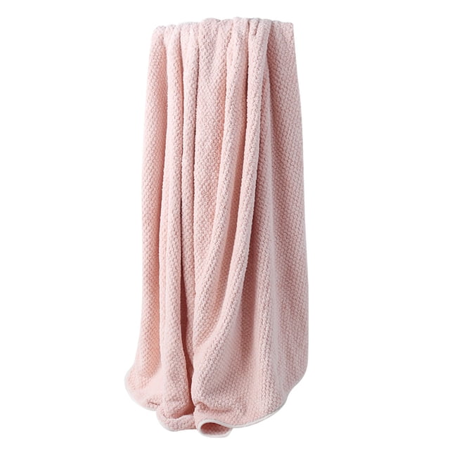 Yhmxh 1 toalla de baño de terciopelo para adultos, uso diario en el hogar, toalla absorbente para el cabello que no deja residuos de cabello, toalla de playa, toalla de baño.