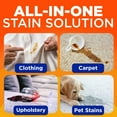 thumbnail image 3 of JJEAN-Laundry Stain Remover with Oxi, Rescue Clothes, Upholstery, Carpet and more from Tough Stains, Stain Treater, 22 Fl Oz (Pack of 4), 3 of 4