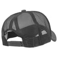 thumbnail image 4 of TRUCKER Baseball Cap Summer Mesh Hat Foam One Size Unisex Color Fashion Casual (7fc033_White/Charcoal), 4 of 4