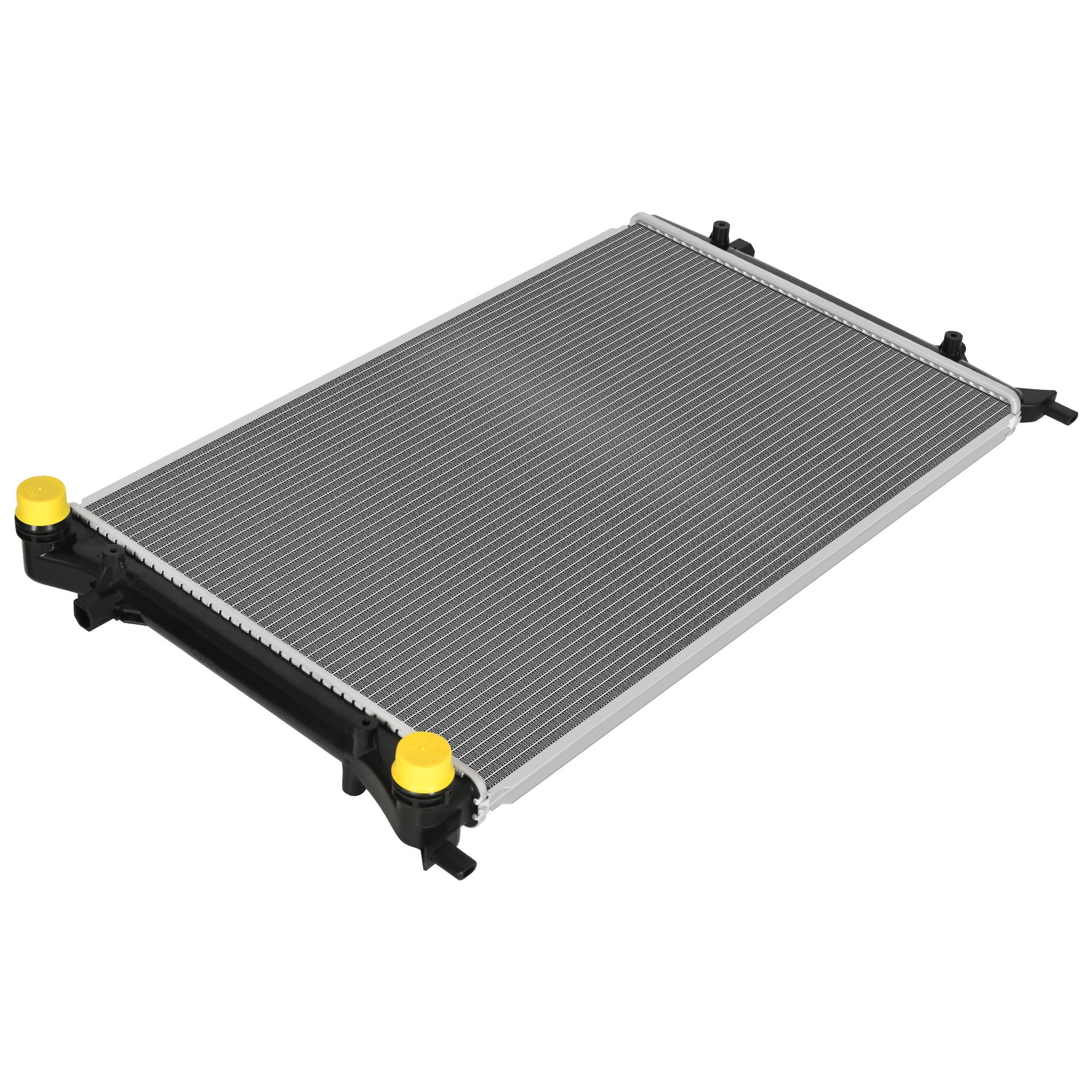 LEDKINGDOMUS Radiator for 2005-2010 VW Jetta 2.0L 2.5L / 2006-2009 Rabbit / 2008 GTI / 2010-2014 Golf L4 L5 Direct Fit High-Efficiency Cooling Replacement OE Design 25.59" Core