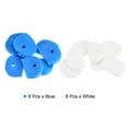 thumbnail image 3 of Uxcell Silicone Keys ID Sleeve Identifier Key Cap Cover Tags, Blue White 16 Pack, 3 of 6