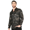 thumbnail image 2 of El General Black Casual Long-Sleeve Shirt 44574, 2 of 7