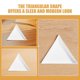 thumbnail image 3 of unbranded 30Ud Bandejas Triangulares Transparentes Para Almacenamiento Y Organización De, 3 of 8