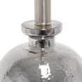 thumbnail image 4 of Lalia Home Metallic Gray Hammered Glass Jar Table Lamp with Grey Linen Shade, 4 of 4