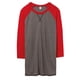 thumbnail image 1 of Alternative Apparel - Camiseta estilo vintage para hombre (Carbón Vintage/Rojo), 1 of 1