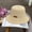 Off-white, variant on Women’s Breathable Knit Bucket Hat, Casual Fringe Brim Black Fisherman Hat-Caramel color
