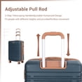 thumbnail image 4 of Hardside Luggage Sets 6 Piece, Hardshell Suitcase with TSA Lock Spinner Wheel and Travel Duffle Bag.Dark Green, 4 of 9