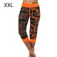 thumbnail image 3 of Mujeres Pantalones de yoga Pantalones deportivos al aire libre interior Pantalones cortos de ejercicio Jogging Drawstring Leggings de cintura ajustable Ropa de gimnasio Naranja XXL kenally OD003018-23, 3 of 7