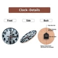 thumbnail image 7 of Steampunk Clock Wall Clock Unique Design Home Decor 10-Inch Silent Wooden Wall Clock, Battery Operated (AA Batteries Not Included), Artistic Home Decor, 7 of 7