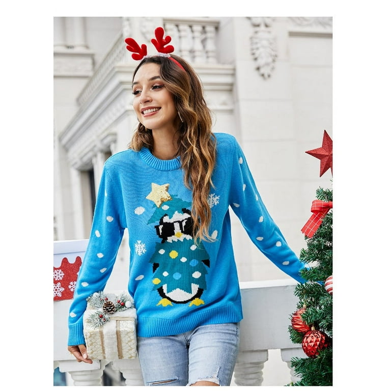 Animal christmas sweater best sale