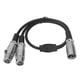 thumbnail image 4 of Cable divisor XLR macho a hembra Bling Bling Adaptador de sonido XLR, 4 of 12