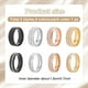 thumbnail image 2 of 8 piezas de anillos de corbata con cierre de corbata para hombre, con diamantes de imitación, dorados., 2 of 7