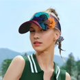 thumbnail image 5 of Pofeuu Colorful Surreal Landscape Print Sunscreen Visor Cap Adjustable Sport Empty Top Baseball Sun Cap for Men Women Sports Outdoor Headwear, 5 of 7