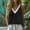*Black, variant on Women's Linen Blend Lace Patchwork Spaghetti Strap Tank Top ,Vintage Casual Camisole Navy,Womens Plus L
