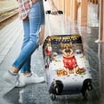 thumbnail image 3 of Happy New Year 2026 German Shepherd Holiday Balloons Party Snow Travel Luggage Cover Alsatian Dog Lover Gifts Suitcase Dust Protective Decor - 13018, 3 of 5