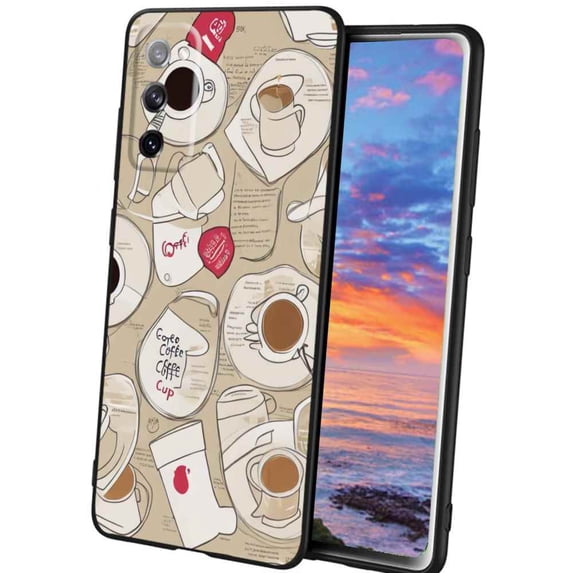 Coffee-Cup-79-85 Phone Case, Degined for Samsung Galaxy A02S(US Model) Case Men Women, Flexible Silicone Shockproof Case for Samsung Galaxy A02S(US Model)