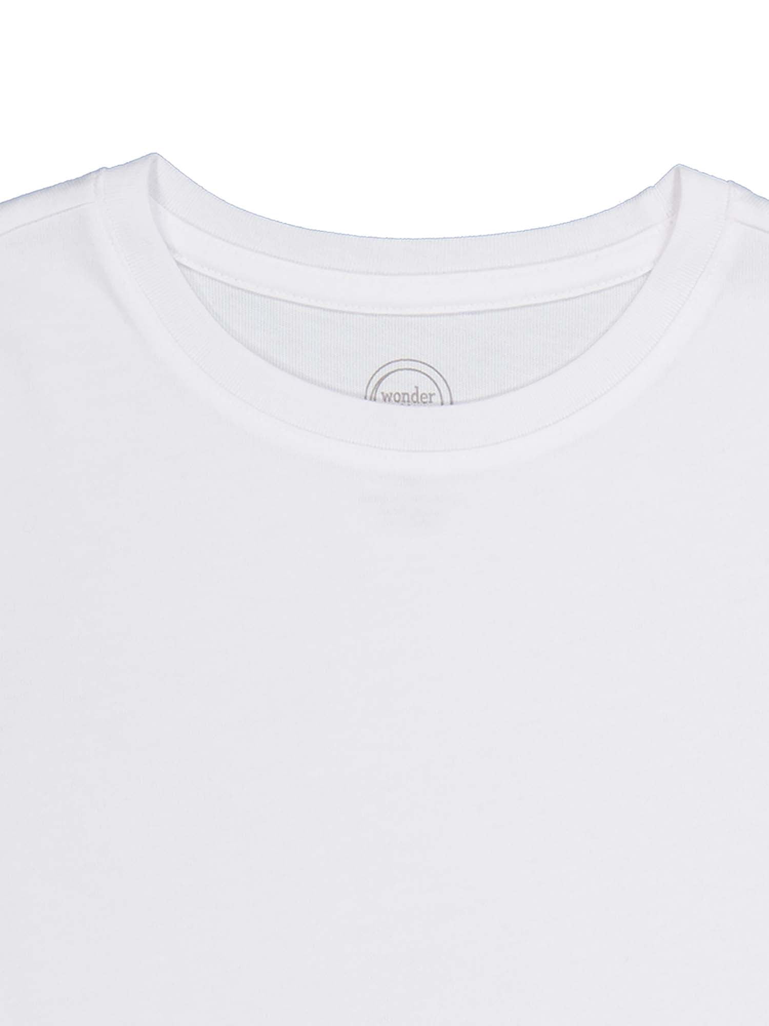 Wonder Nation Girls Kid Tough Tee with Short Sleeves, Sizes 4-18 & Plus