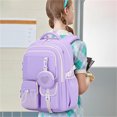 thumbnail image 4 of Gyujnb School Backpack, Durable Lightweight Backpack for School Travel Everyday Use Water Double Shoulder Bag with Multiple Pockets, Backpack for School, 4 of 5
